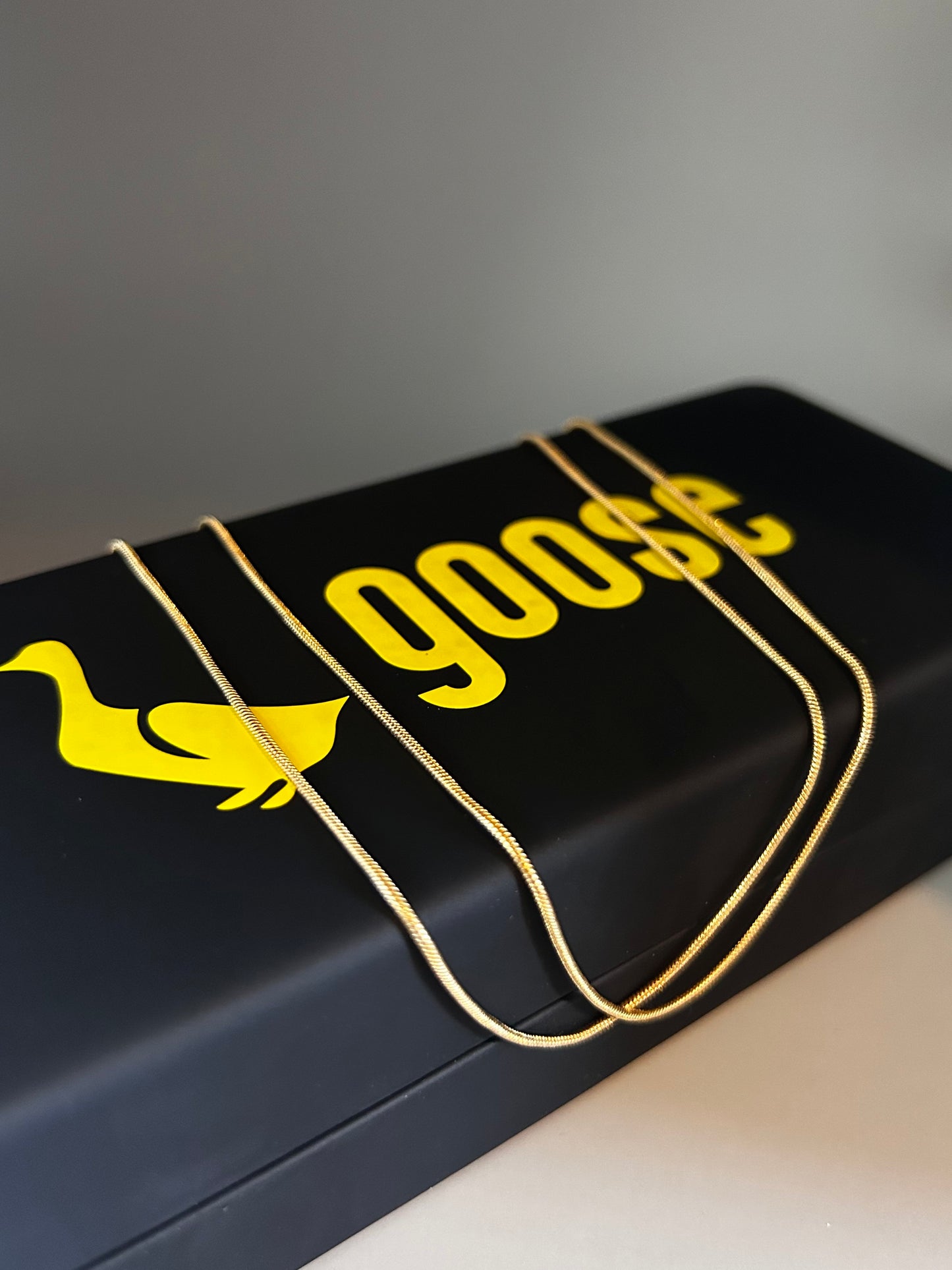 Goose Thin Gold chain