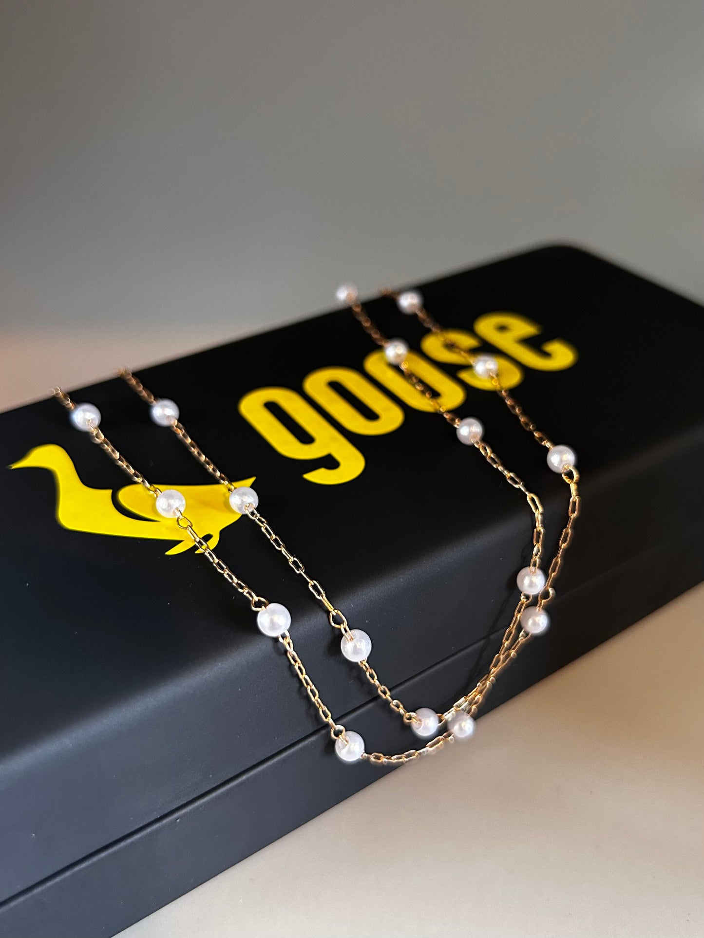 Goose Pearly Gold Sunglasses Chain